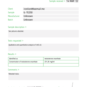Test en 250